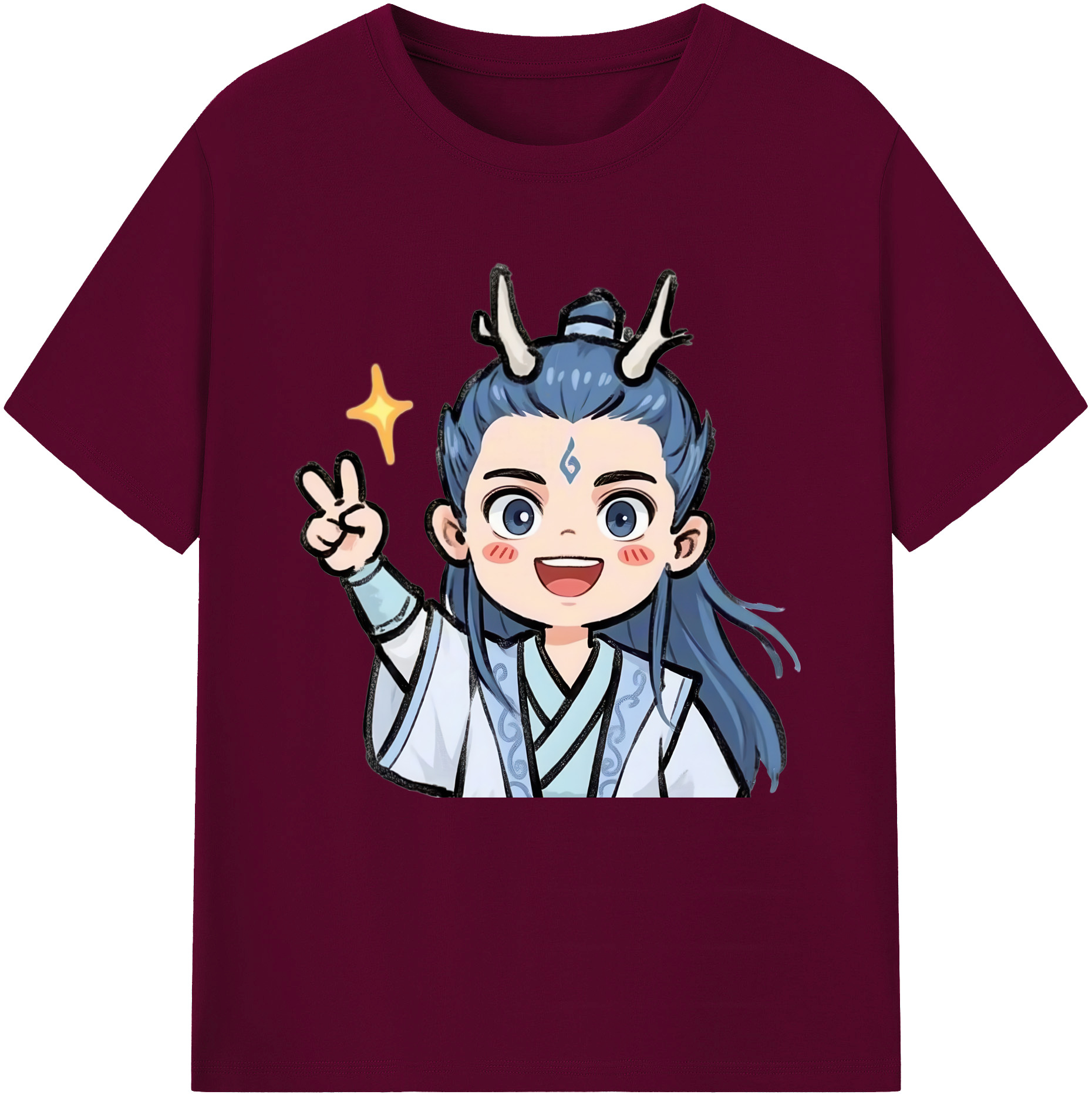 （画像用） Ne Zha 2 ナタ 魔童の大暴れ レディースカジュアルプリントTシャツ（綿100％）